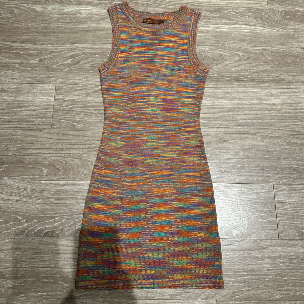 Multi color bodycon dress
